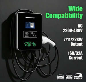 Chargeur mural pour véhicules électriques 7 kW avec <span class=keywords><strong>bornes</strong></span> plaquées argent, expédition rapide directe usine, chargeur de voiture électrique 7 kW Type 1 - Product Image 2