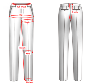 Pantaloni su Misura da Uomo in Misto Lana, Taglio Dritto, Formali, Impermeabili, <span class=keywords><strong>con</strong></span> <span class=keywords><strong>Bottoni</strong></span> e Regolazione Laterale - Product Image 5