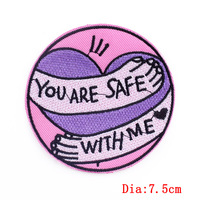 Patch thermocollant brodé sur toile, motif tortue de dessin animé colorée style graffiti, accessoire vestimentaire
