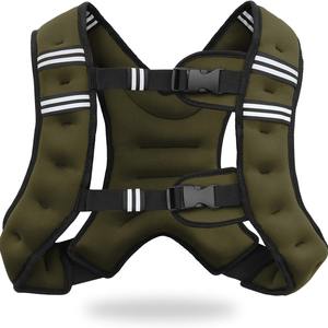 Accessorio da <span class=keywords><strong>palestra</strong></span> da uomo da <span class=keywords><strong>donna</strong></span> gilet imbottito di sabbia da 3kg-15kg per allenamento di forza in tessuto in Nylon per correre Fitness - Product Image 1