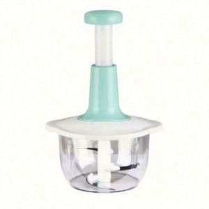 Manual Handheld Food Processor Grinder <b>Chopper</b> with Stainless Steel Blades Dishwasher Safe for Garlic <b>Vegetable</b> Meat - Product Image 3