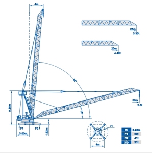 رافعة سقف عالية الأداء رافعة ديريك مع حمولة سعة 8 طن - Product Image 1
