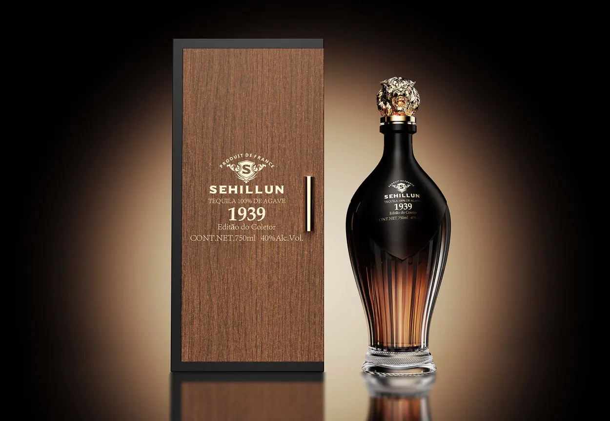 customized to house your private collection with a luxuriously crafted ceramic tequila bottle