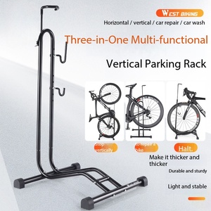 Porte-vélos 3-en-1 économique et durable pour vélo <span class=keywords><strong>de</strong></span> route, cadre en acier à haute teneur en carbone, léger (2,4 kg), pliable, pour usage quotidien - Product Image 1