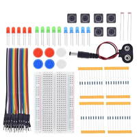 Kit de Placa de Pruebas Mini Breadboard con Botones, LED y Cables de Puente para Módulos de Sensores - Introducción a la Programación de Sensores
