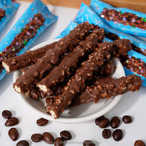 Biscuits enrobés de chocolat avec bonbons pétillants, prêts à consommer, chocolat sucré en gros - Product Image 5