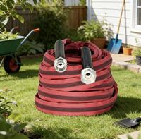Enrouleur de tuyau d'arrosage 1/2 pouce, durable, anti-corrosion, anti-abrasion, anti-UV, réglable, en caoutchouc, certifié ANSI, 400 PSI, portable, à fixation au sol