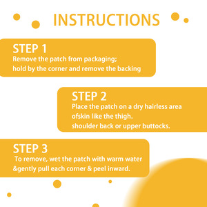 Bên nôn nao thạch cao vá cho đau nửa đầu cứu trợ với 100% tự nhiên Herbals và vitamin E thuận tiện chăm sóc sức khỏe - Product Image 6