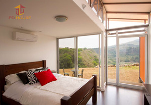 Costa Rica gran oferta moda arte moderno módulo casa contenedor móvil Panel Solar verde <span class=keywords><strong>playa</strong></span> Hotel casa <span class=keywords><strong>de</strong></span> huéspedes apartamento - Product Image 3