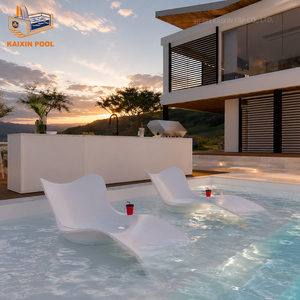Tumbona de Diseño para Exteriores, de Fibra de Vidrio, Resistente al Agua, para Piscina o Playa - Product Image 4