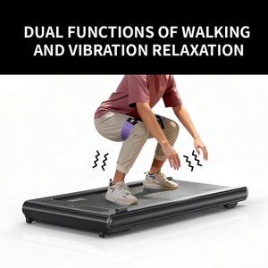 Factory Wholesale Home 2.0HP LED Screen Indoor Running <b>Machine</b> Vibration <b>Walking</b> Pad - Product Image 3