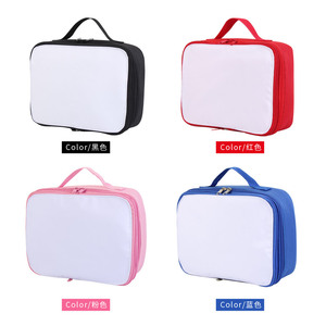 Sac à déjeuner personnalisé en sublimation, sac à déjeuner portable en polyester avec fermeture éclair pour étudiants et enfants - Product Image 5