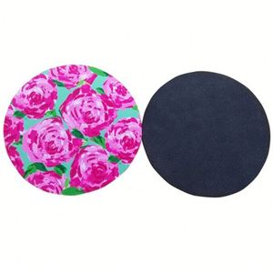แผ่นรองเมาส์ทรงกลม ทำจากยางธรรมชาติ สำหรับโต๊ะคอมพิวเตอร์  แบบซับลิเมชั่น นีโอพรีน - Product Image 4