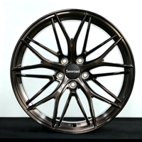 Jantes forgées multi-rayons SRD Gloss Dark de 15 à 30 pouces, 5x112 5x114.3 en alliage pour voitures sport européennes JDM, Peugeot, Subaru