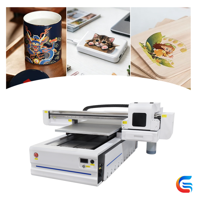 Senchro New 60*90 UV Ink Large Format Flatbed Digital Printer Fully-Automatic 8/h Card Stock/Banner Paper Eps I3200 Head