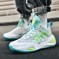 Nouveau Design Baskets Montantes pour Hommes Tendance Saisonnière Chaussures de Basketball, de Course, Décontractées et de Sport