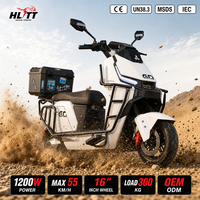1200W 55km/h Electric Motorcycle Delivery Express Riding TCS Anti-Slip Traction Control City