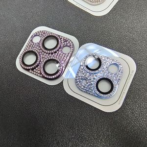 Protector de Lente de Cámara de Metal con Diamantes de Imitación y Brillantina para <span class=keywords><strong>iPhone</strong></span> 15 14 <span class=keywords><strong>12</strong></span> <span class=keywords><strong>Mini</strong></span> 11 Pro Max 16 Plus Película Protectora de Pantalla de Vidrio - Product Image 6