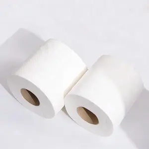 Biodegradable टॉयलेट पेपर मुलायम टॉयलेट पेपर बांस शौचालय रोल