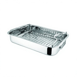 Custom Plastic Modern Nordic Luxury Style <b>Breakfast</b> Fast Food <b>Tray</b> Lasania <b>Tray</b> with Grill L 25 30 35 40cmTrays - Product Image 1