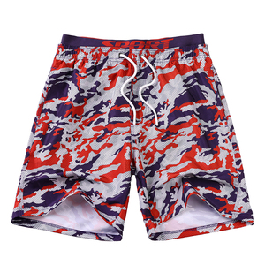 Pantaloncini da spiaggia con motivo mimetico estivo di fascia alta e stampa digitale impermeabile collezioni all'ingrosso per Bikini Beachwear - Product Image 4