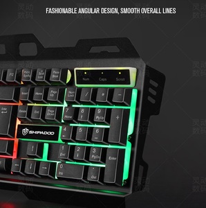 Cross Biên Giới RGB Backlit Có Dây Kim Loại Lập Trình Headphone Pad Bàn Phím Và Chuột Combo Thiết Lập Bốn Mảnh Thiết Lập Cho Chơi Game Trong Kho - Product Image 6