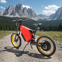 Vélo électrique tout-terrain sans balais, nouvelle batterie grande capacité 15000W, style Stealth Bomber, moto tout-terrain