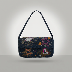 Handmade Colorful Suede Tassel <b>Beaded</b> Classic Shoulder Purse Multicolor Seed Bead Evening <b>Handbag</b> Women Fashion Wholesale - Product Image 1