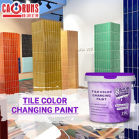Carreaux de revêtement liquides résistants à l'eau à changement de couleur à base d'acrylique pour la peinture de carreaux de céramique Peinture de meubles