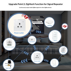 <span class=keywords><strong>Prise</strong></span> murale <span class=keywords><strong>WiFi</strong></span> personnalisée Tuya Smart Home 16A avec compteur de puissance, contrôle à distance par application, minuterie, verre trempé, cuivre pur, <span class=keywords><strong>prise</strong></span> européenne - Product Image 4