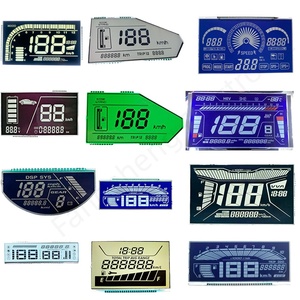 Dài tuổi thọ 4 chữ số <span class=keywords><strong>7</strong></span> đoạn LCD tiêu thụ điện năng thấp LCD đơn sắc tùy chỉnh phân cực phim TN LCD cho các thiết bị y tế - Product Image 2