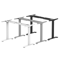Table de bureau électrique à hauteur réglable à prix avantageux, avec cadre vertical élévateur, ergonomique et à mémoire de forme