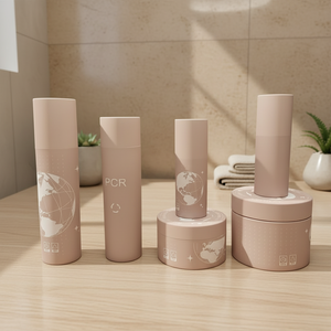 नरम-स्पर्श रबर पेंट प्लास्टिक की बोतलें 30 मिली 50 मिली 100 मिलीलीटर 120 एमएल पीपी के लिए पर्यावरण अनुकूल कॉस्मेटिक पैकेजिंग - Product Image 1