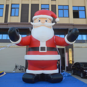 بالون سانتا كلوز عملاق قابل للنفخ بطول 20 قدمًا بسعر ترويجي من المصنع لعيد الميلاد - Product Image 1