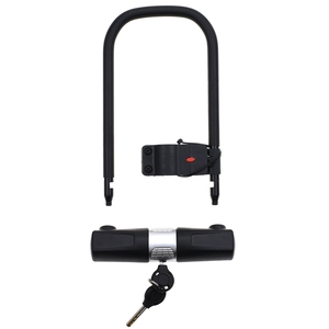 YH1738 vélo <span class=keywords><strong>antivol</strong></span> moto <span class=keywords><strong>u</strong></span>-lock <span class=keywords><strong>avec</strong></span> câble en acier Double ouvert cisaillement rugueux accessoires de vélo de sécurité - Product Image 2