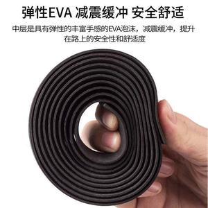 Ruban de guidon de vélo en fibre de carbone imitation, directement de l'usine, 25,4 mm, pour vélo de route, en PU composite, absorption des chocs, absorption de la transpiration - Product Image 5