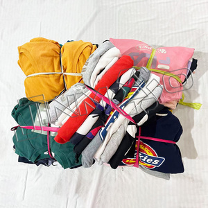 中国工厂批发价格非洲经销商男装棉连帽衫名牌二手衣服混合包 - Product Image 2