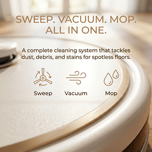 Robot Vacuum <b>Cleaner</b>, App Remote Control, Quiet Operation, Auto Return Charging for Hardwood Floor & Carpet Cleaning - Product Image 6