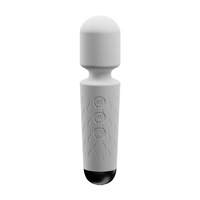 Mini vibromasseur blanc de haute qualité pour adultes, baguette vibrante personnelle, masseur AV puissant, jouets sexuels portables pour femmes