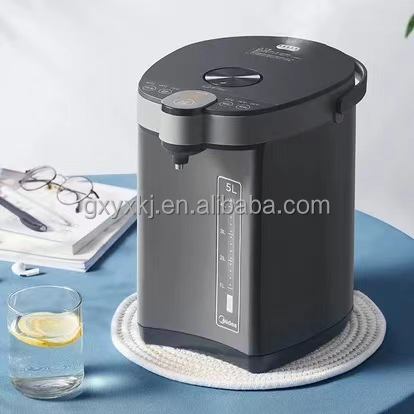 Midea up to 1L Stainless Steel Black Digital Intelligent Keep Warm Temperature Control Electric Kettle for Car Use
