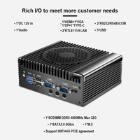 Mini PC Industrial sin Ventilador Intel N100 N305 4K HDMI VGA DP 2*Intel Gigabit LAN DDR4 NVMe SSD Computadora Integrada Yankong
