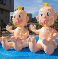 Décoration extérieure ballon gonflable puissant de dessin animé pour bébé Holland pour fête d'anniversaire