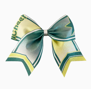 Icheerobics 도매 사용자 정의 빛나는 모조 다이아몬드 응원 활 치어리딩 활 스트립 전송 액세서리 치어 머리 활 - Product Image 2