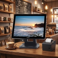 Nouvelle conception, écran tactile Full HD 1024*768, moniteur tactile 15 pouces, PC Windows, moniteurs tactiles pour système POS