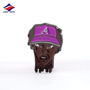 Longzhiyu Oriental mythique bête peint insigne en métal broche personnalisée pour Souvenir culturel ou cadeau de musée - Product Image 5