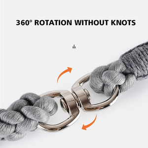 Winshine al por mayor multi-colores gruesos al aire libre mascota perro cuerda Correa 360 girar caminar perro partido <span class=keywords><strong>collar</strong></span> bajo precio OEM - Product Image 3