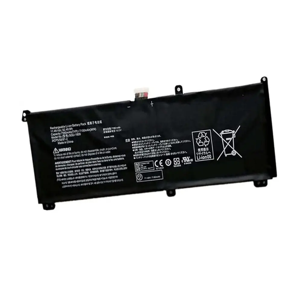DWO SQU-1609 Laptop baterai internal untuk Hasee Series Series SQU-1611 SQU-1710 SQU-1713 11.49v 82.49wh