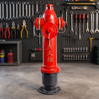 Hydrant d'incendie surélevé en fonte ductile Tianxing SS100/65-1.6B DN100, équipement de lutte contre l'incendie antigel, vente directe usine Chine