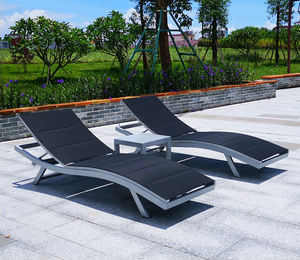 Bon marché Chaise longue simple réglable pour l'extérieur Chaise longue empilable Chaise longue inclinable pour le <span class=keywords><strong>soleil</strong></span> avec tissu en maille - Product Image 4