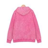 Hoodie Zippé Personnalisé Effet Vieilli et Délavé à l'Acide, Sweat à Capuche Zippé Effet Usé, Hoodie Zippé Intégral Délavé Vintage, Logo Personnalisable